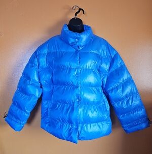 Future Collective Women's Quilted Puffer Electric Blue Size 4x New Coat